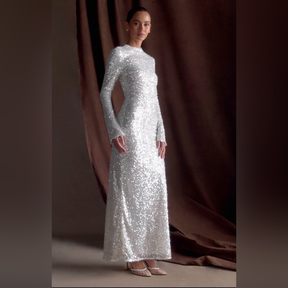 Meshki Long Sleeve Sequin Dress